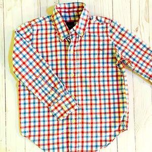 EUC GAP Kids Long Sleeve Button Down Shirt-  XS (4/5)